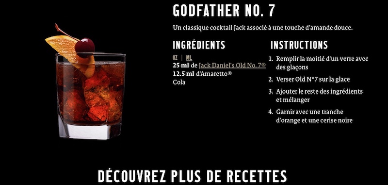 Cocktail Godfather n°7